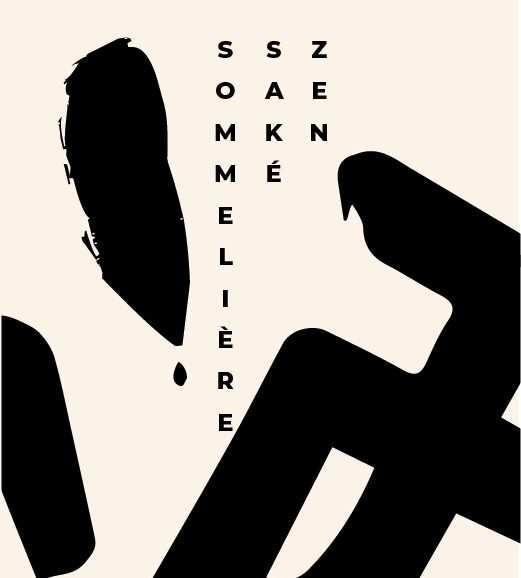 Kanji japonais "shu" revisité par Lucie Béguin